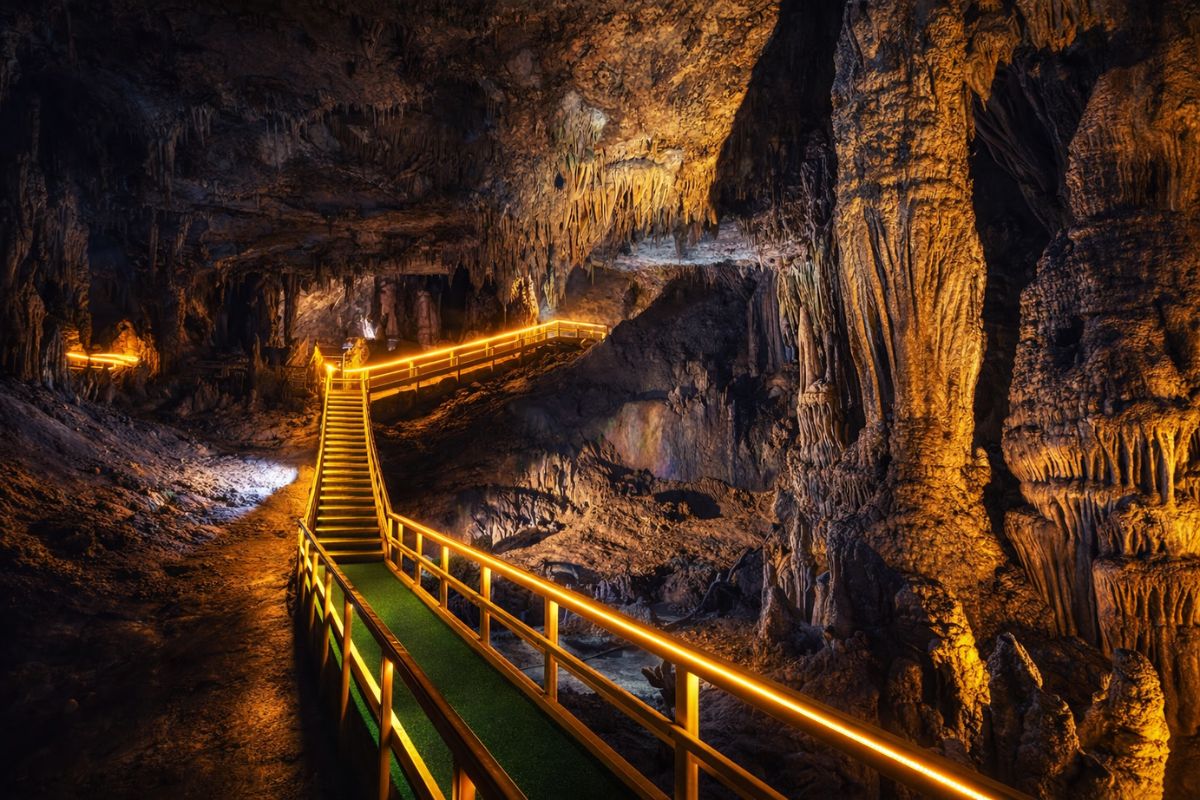 Lung Khuy Cave Ha Giang interior